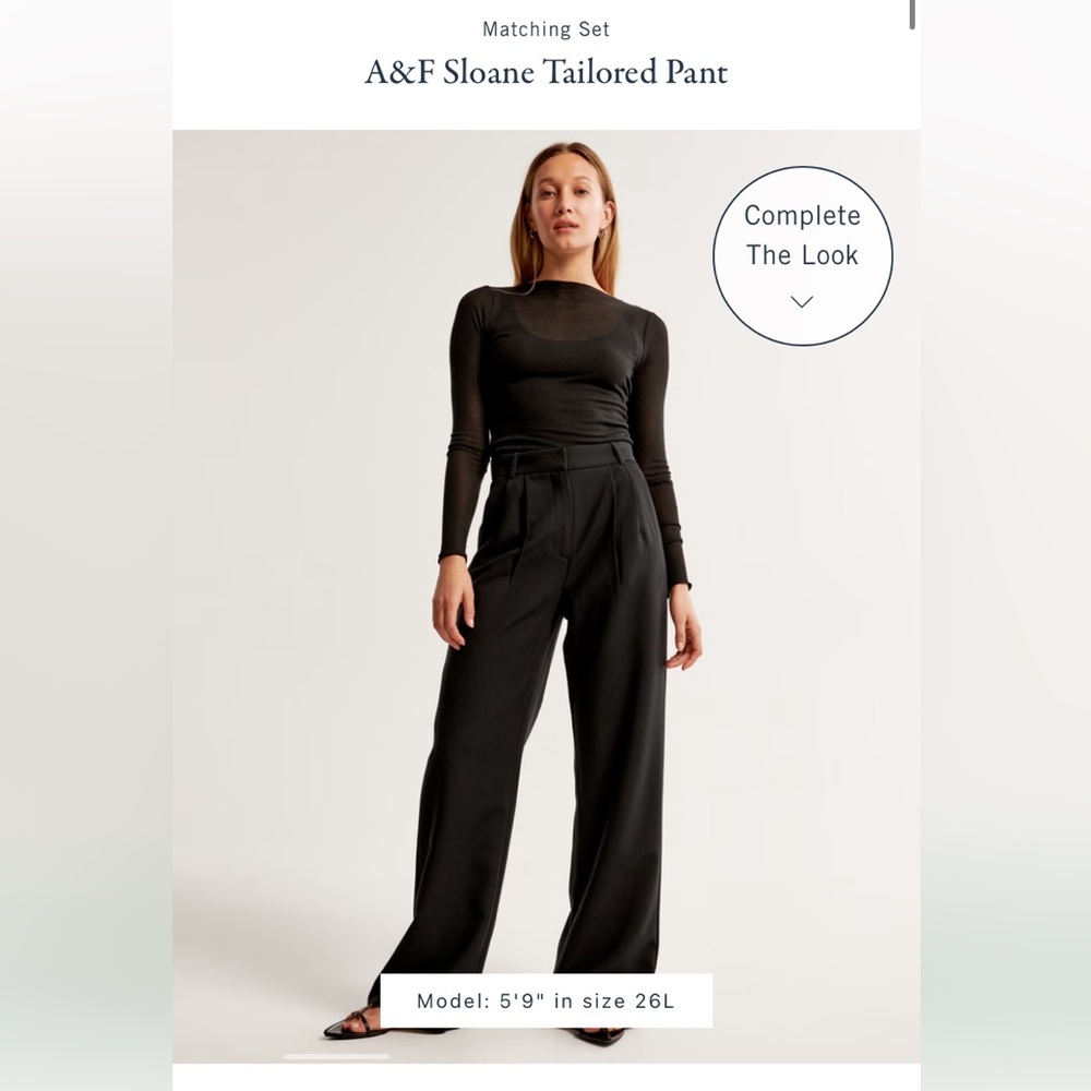 Abercrombie Sloan Tailored Pant